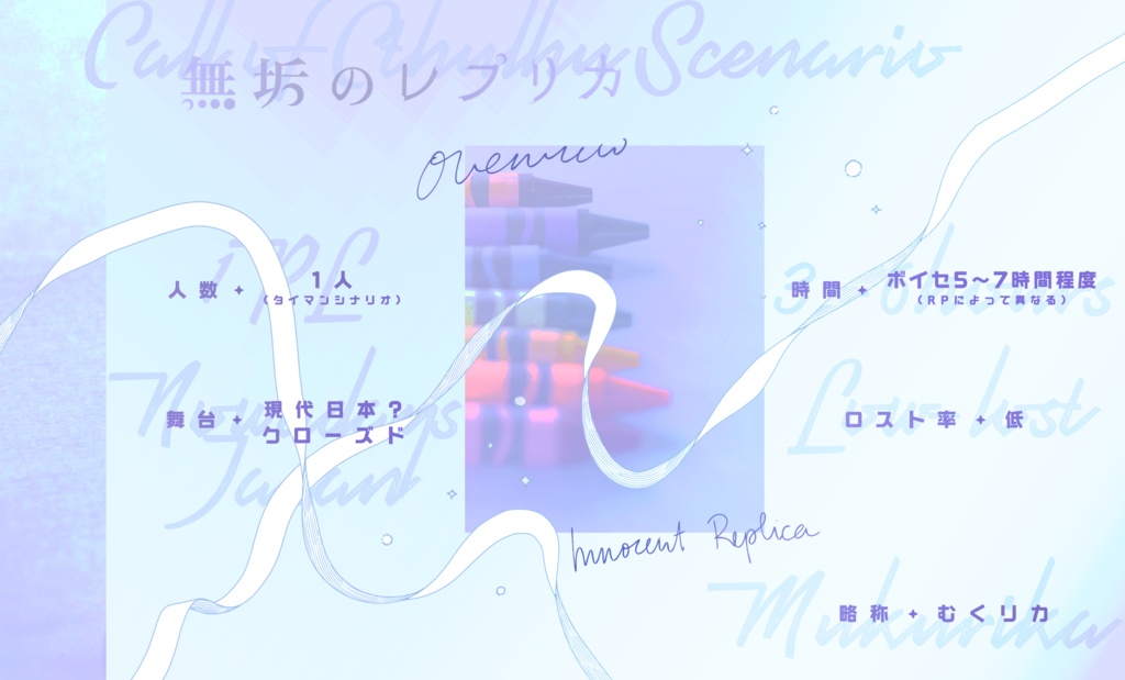 無垢のレプリカ【CoCタイマンシナリオ】 SPLL:E196955