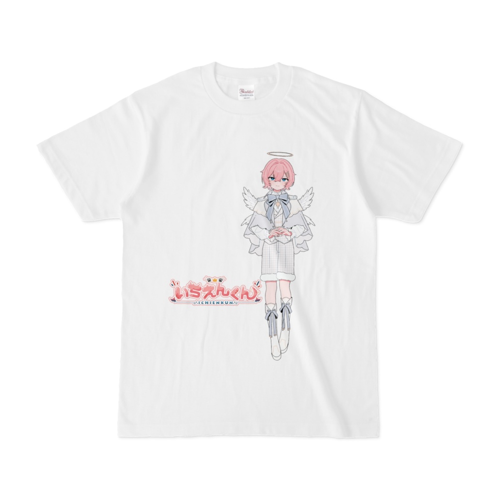 天使と悪魔　Tシャツ - 白