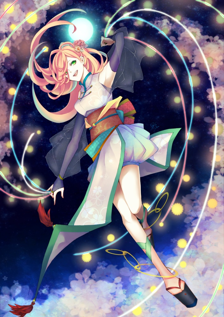 ポストカード｢夜桜宴 -春ﾉ舞-｣