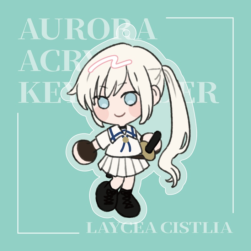 レイシアちゃんオーロラアクキー受注
