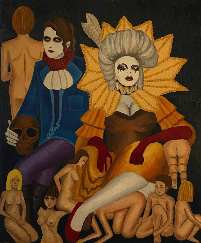 相良つつじ作品「不道徳の宴」