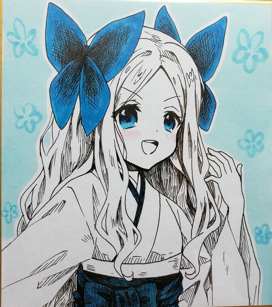 艦これー朝風(ミニ色紙)