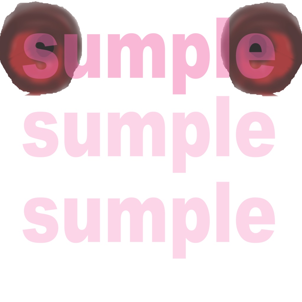 【無料版あり】桔梗ちゃん用 EYE texture