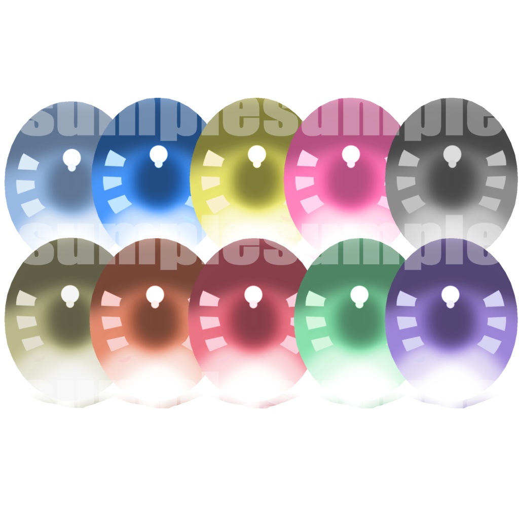 ✨ 【Moln君対応】 VRchat向けKIRAKIRA 瞳 TEXTURE ✨