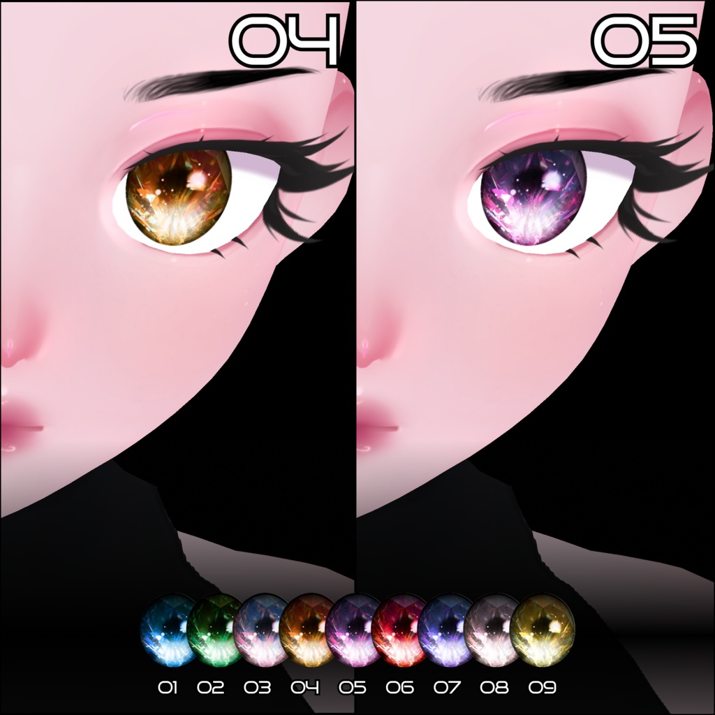VROID IRIS Crystalline Collection