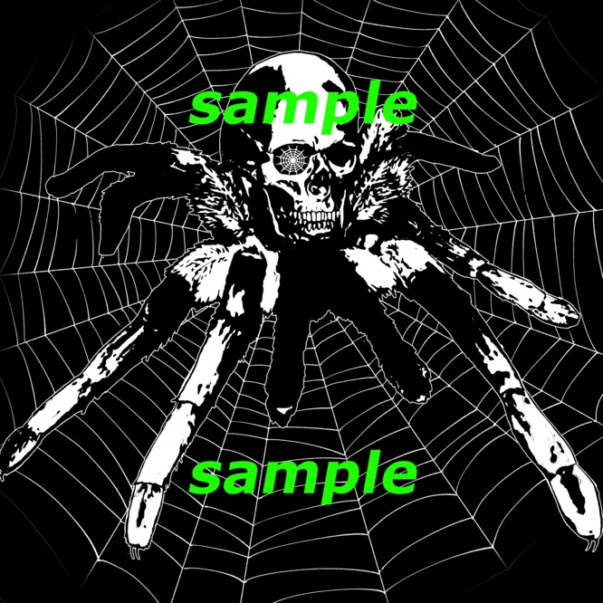 半袖Tシャツ_Skull×tarantula(pixivFACTORY)