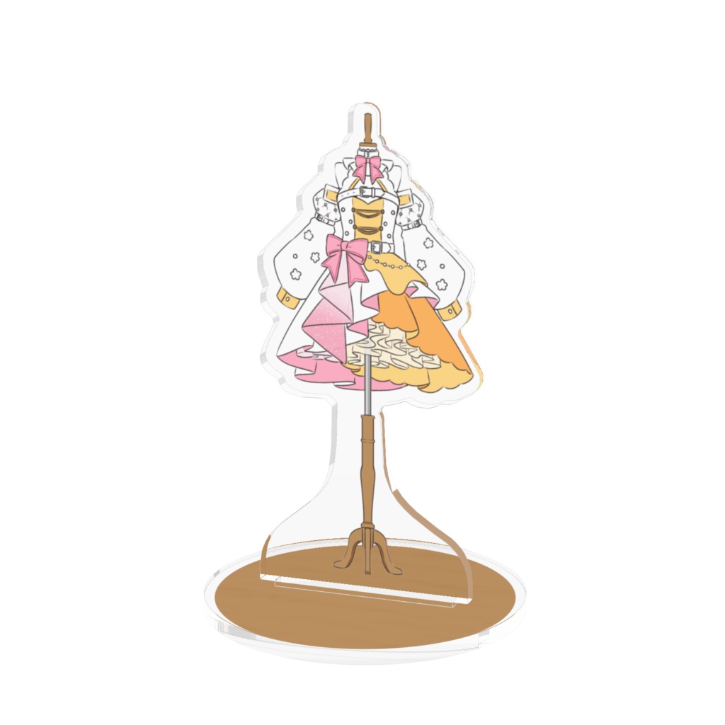 衣装アクリルスタンドープリンセスアイドルー