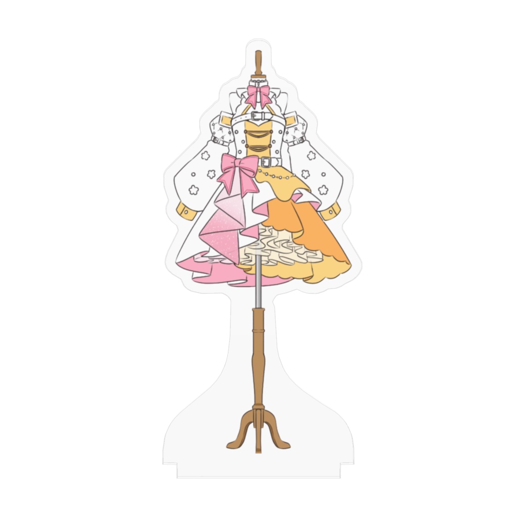 衣装アクリルスタンドープリンセスアイドルー
