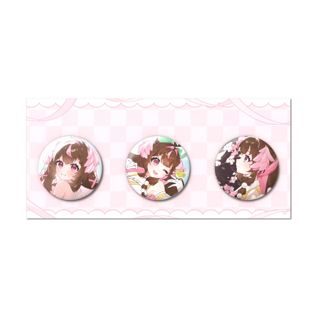 3周年記念缶バッジ3個セット