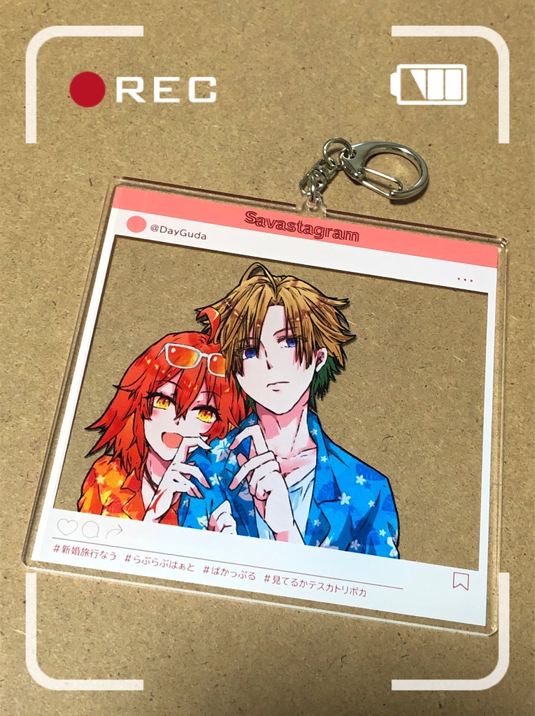 ■ 新婚デイぐだ︎︎♀SNS風アクリルキーホルダー