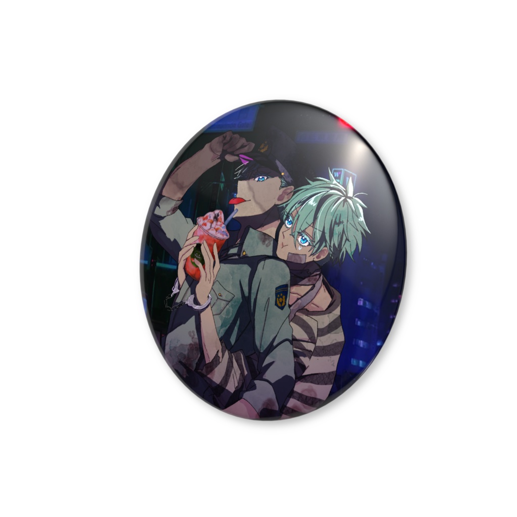 ■ハロウィン五五缶バッジ76mm