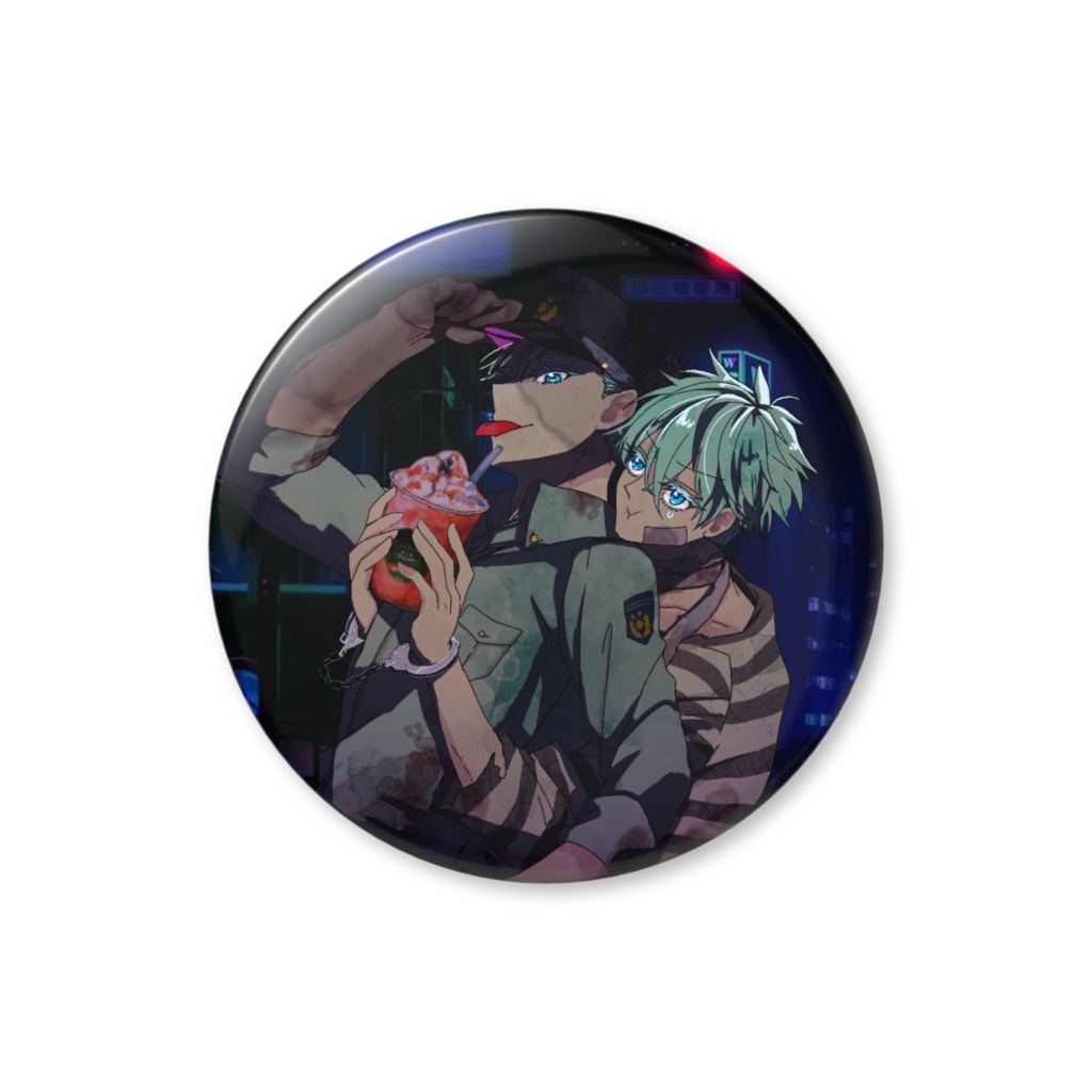 ■ハロウィン五五缶バッジ76mm