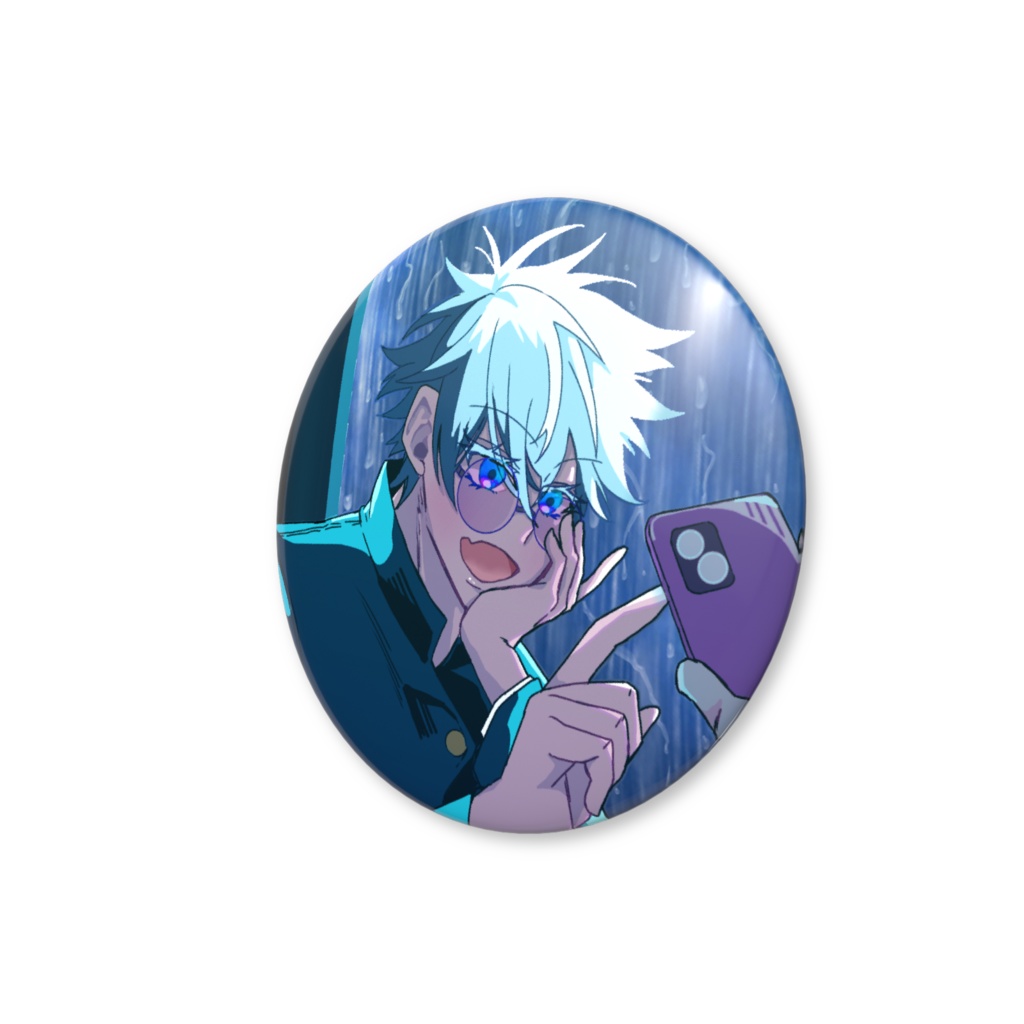 ■雨の日こー専五ver缶バッジ56mm