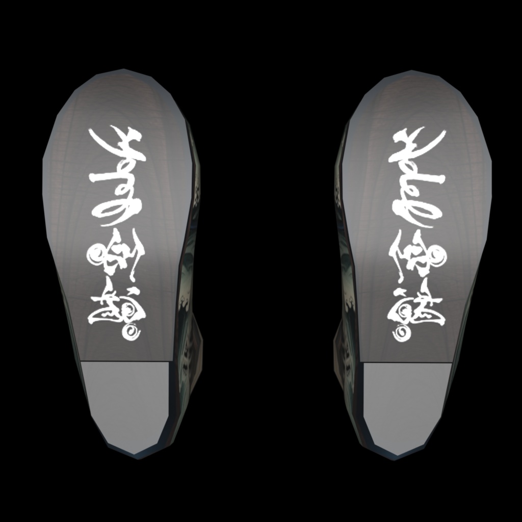 VRoid・VRChat|3D ブーツ 011|浮世絵の世界|Adel空想