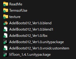 VRoid・VRChat|3D ブーツ 012|エジプト文明の世界|Adel空想