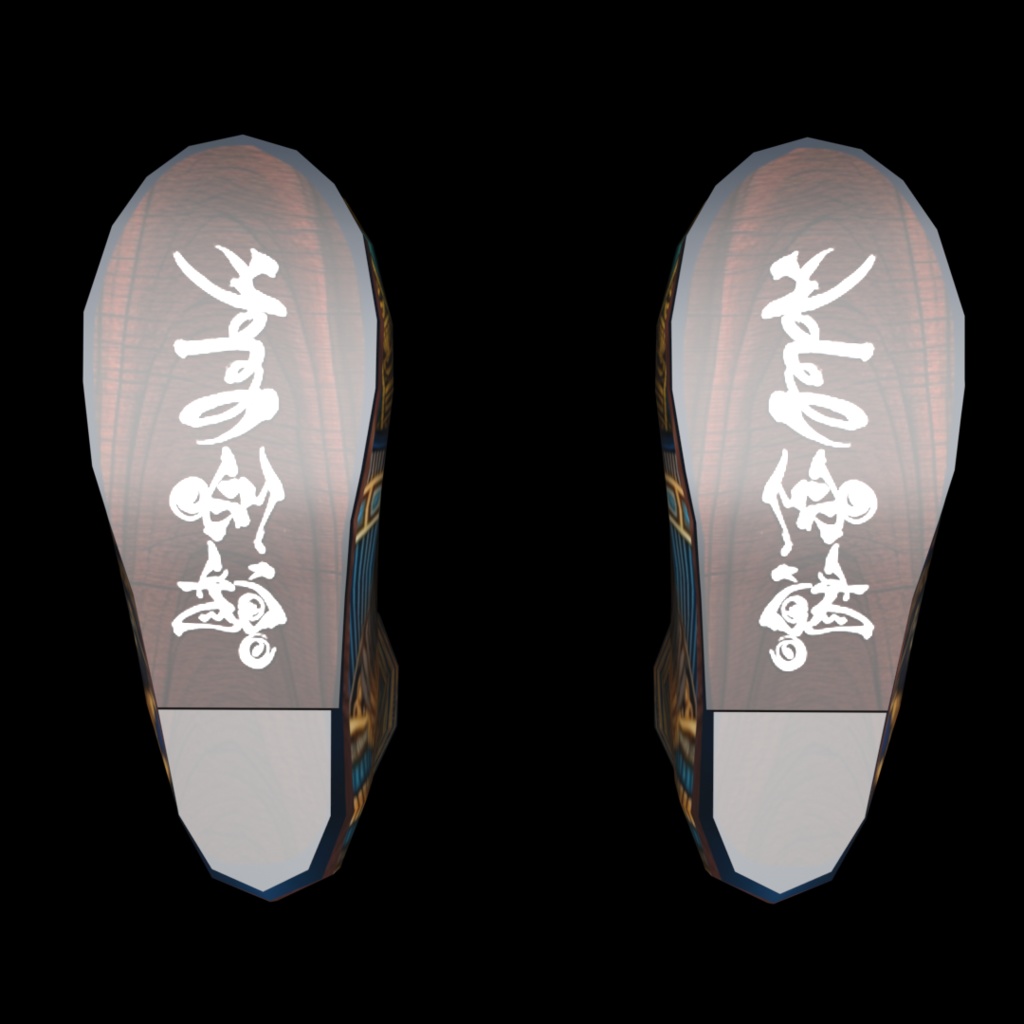 VRoid・VRChat|3D ブーツ 012|エジプト文明の世界|Adel空想