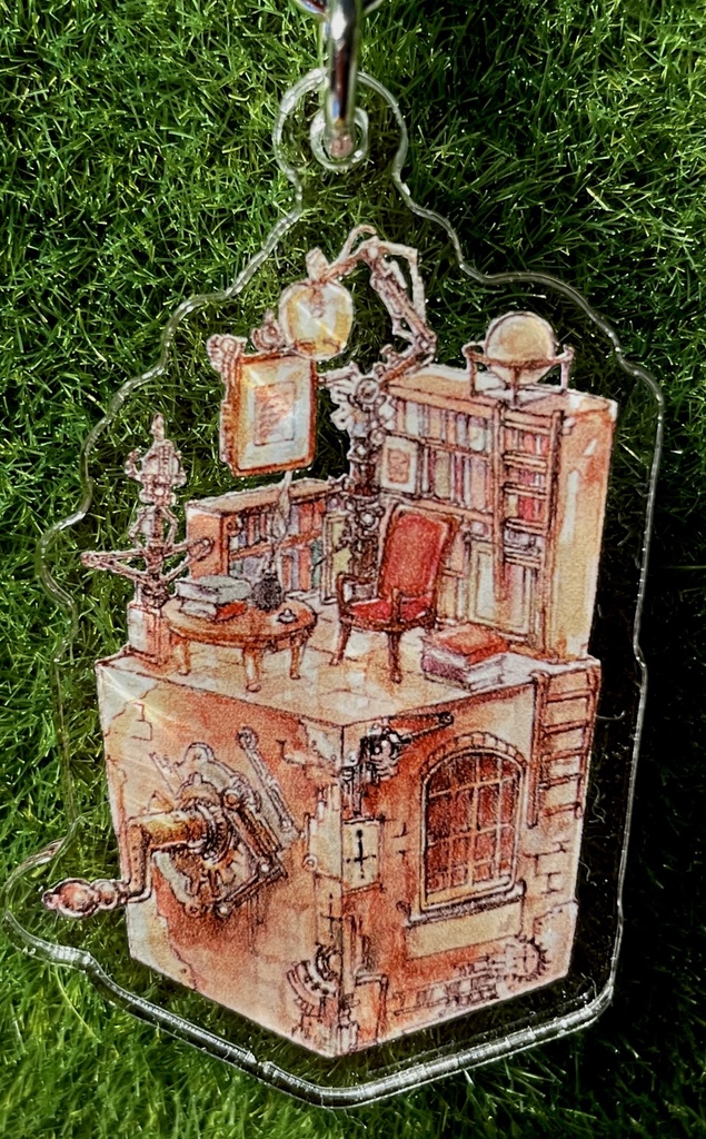 創作アクリルキーホルダー LIBRARY