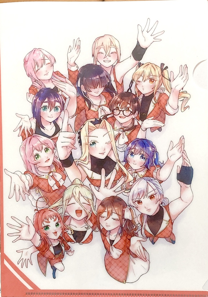 両面クリアファイル(&缶バッジセット)