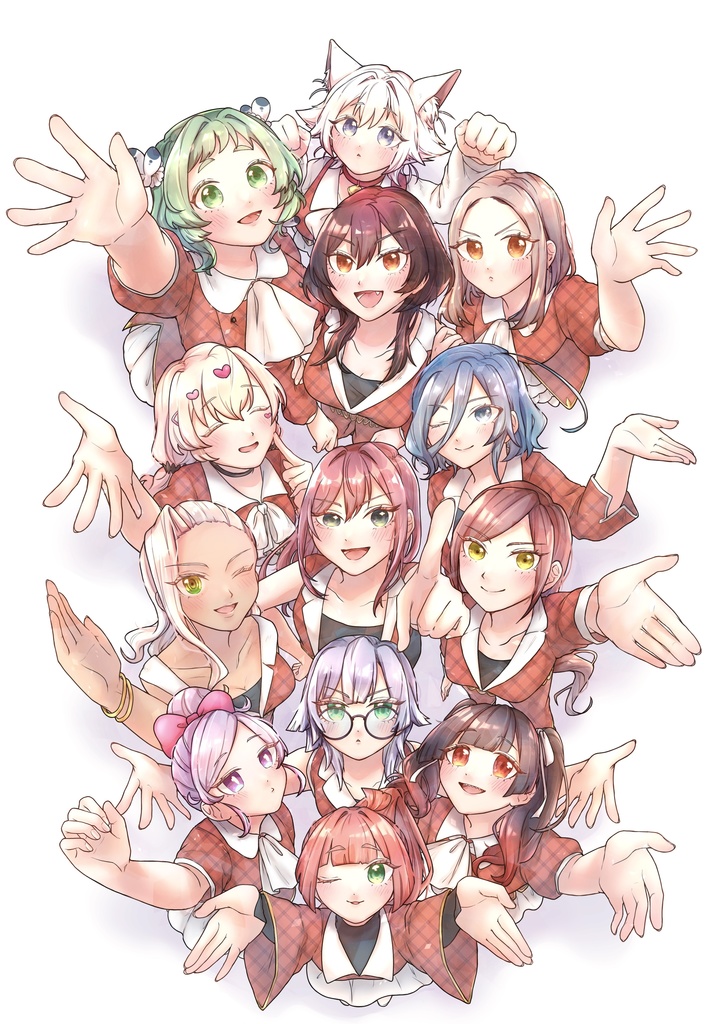 両面クリアファイル(&缶バッジセット)