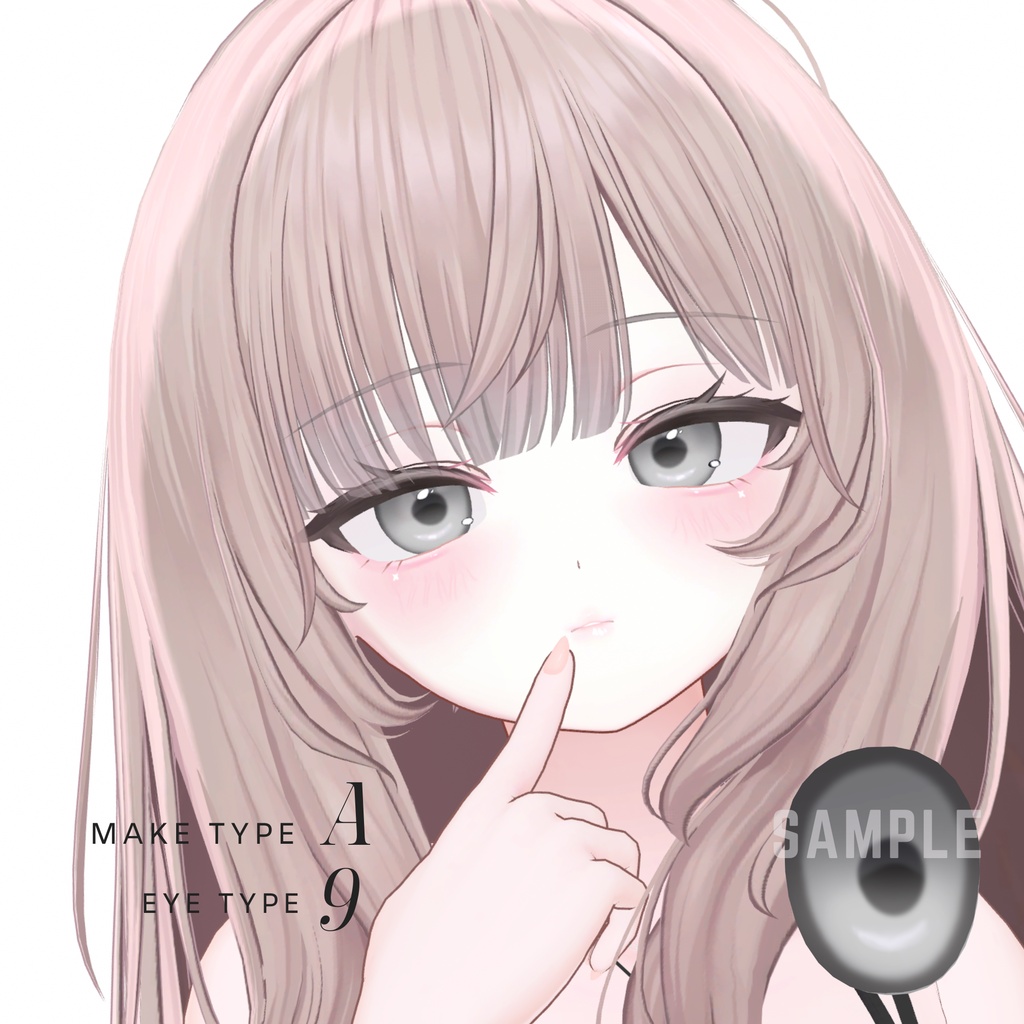 💗Open Sale&48H free!!💗【ミルティナ/Milltina対応】Makeup&Eye Texture&BlandShapes【メイクアップ&アイテクスチャ&ブレンドシェイプ】