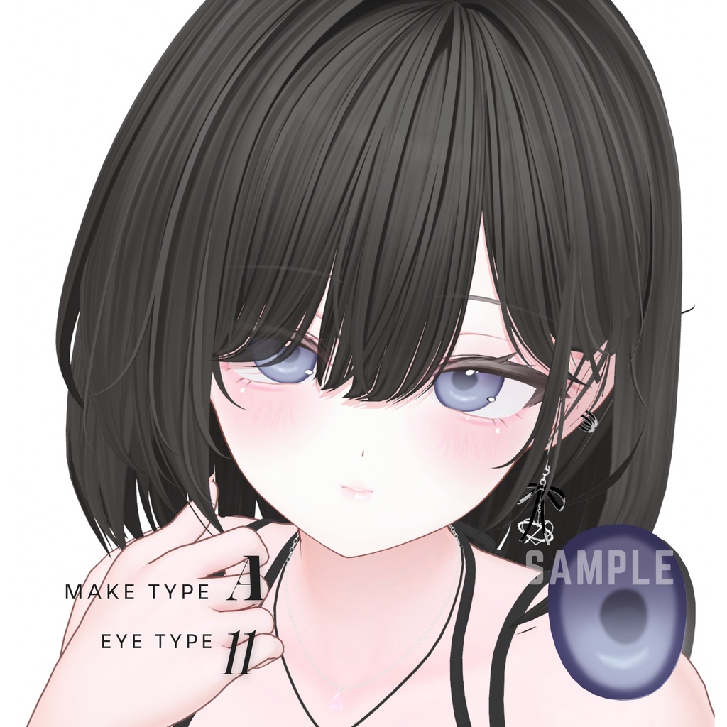 💗Open Sale&48H free!!💗【ミルティナ/Milltina対応】Makeup&Eye Texture&BlandShapes【メイクアップ&アイテクスチャ&ブレンドシェイプ】