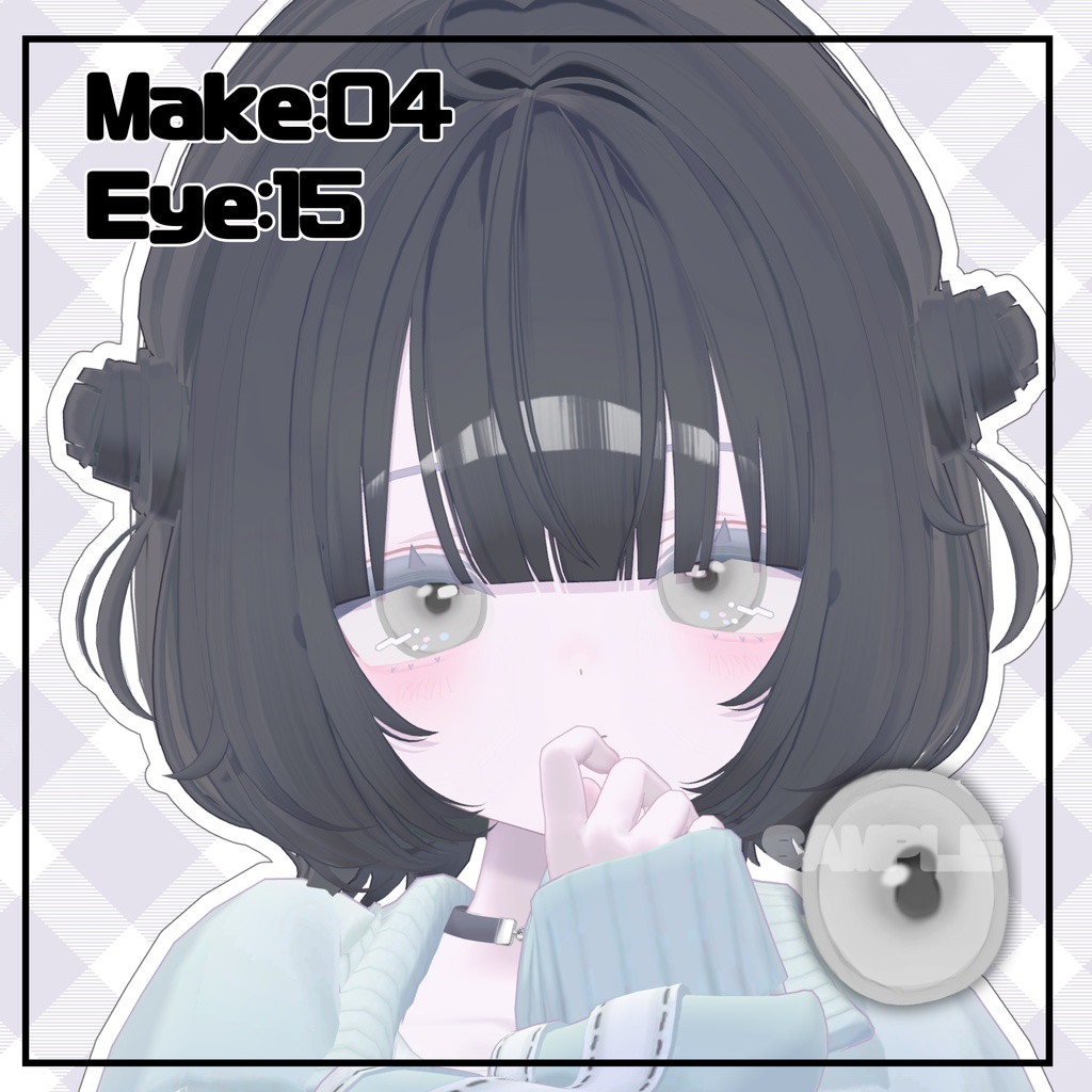 【うらら】Eye&Make&BlendShape PureJammake&Eye 【Urara】