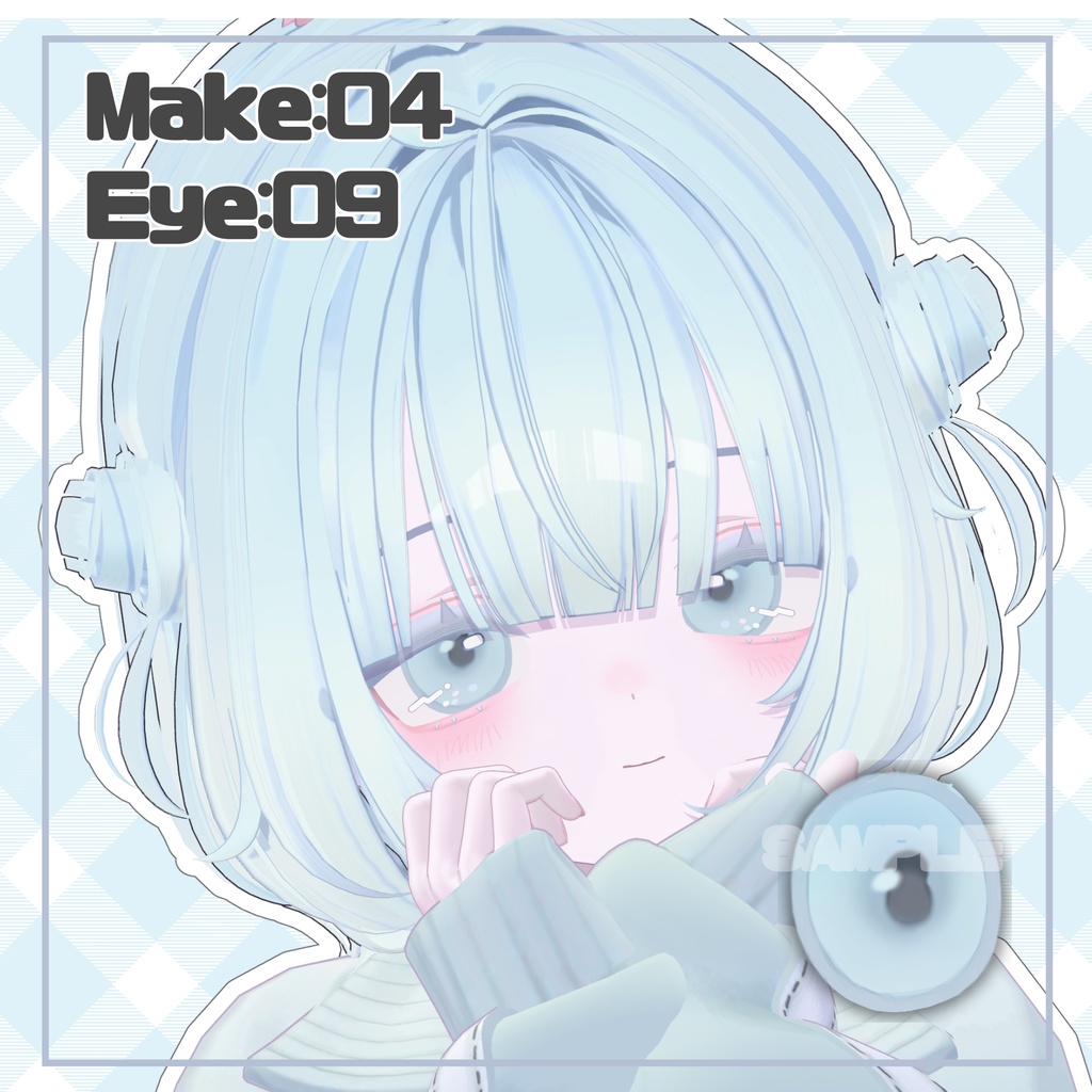 【うらら】Eye&Make&BlendShape PureJammake&Eye 【Urara】