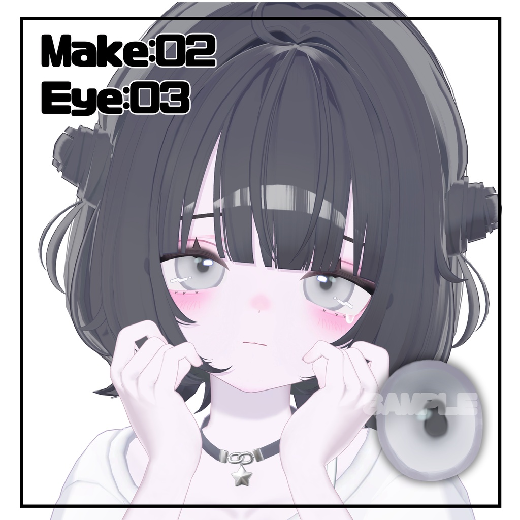 【うらら】Eye&Make&BlendShape PureJammake&Eye 【Urara】