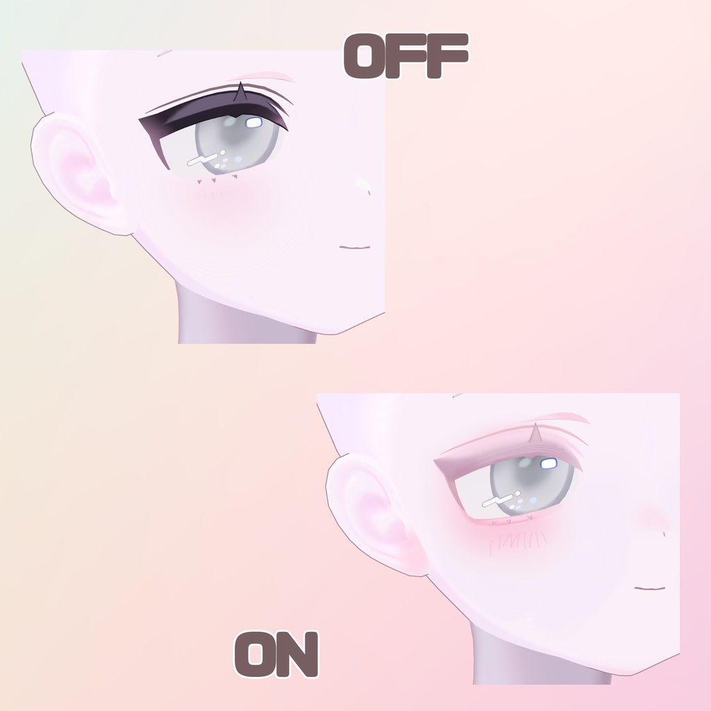 【うらら】Eye&Make&BlendShape PureJammake&Eye 【Urara】