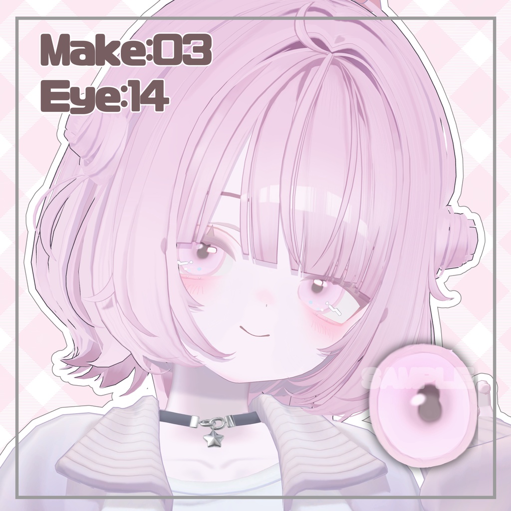 【うらら】Eye&Make&BlendShape PureJammake&Eye 【Urara】