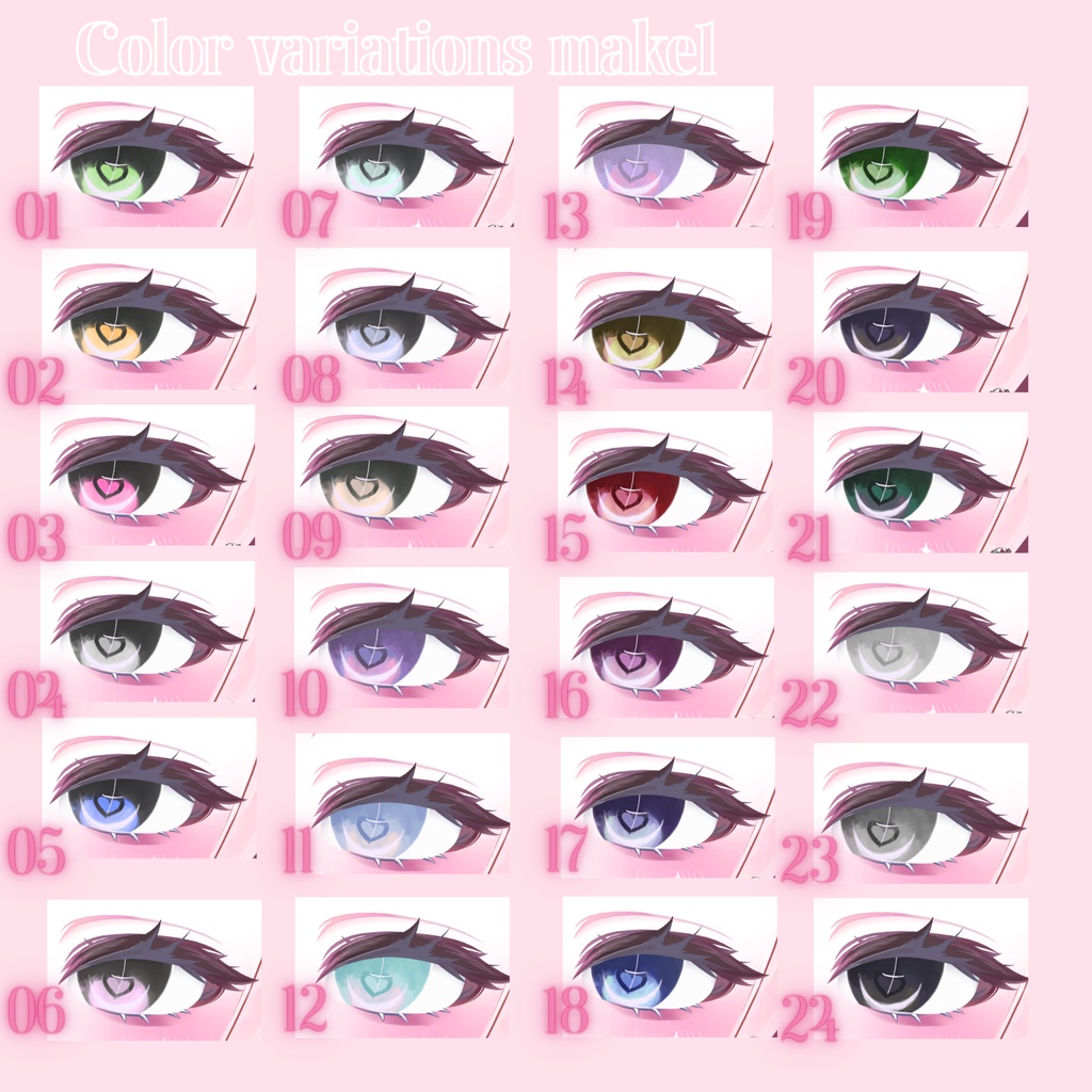 【Airi,(愛莉)対応】make&eye♥sweet noir【あいり】