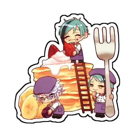 パンケーキつくってるオクタアクキー