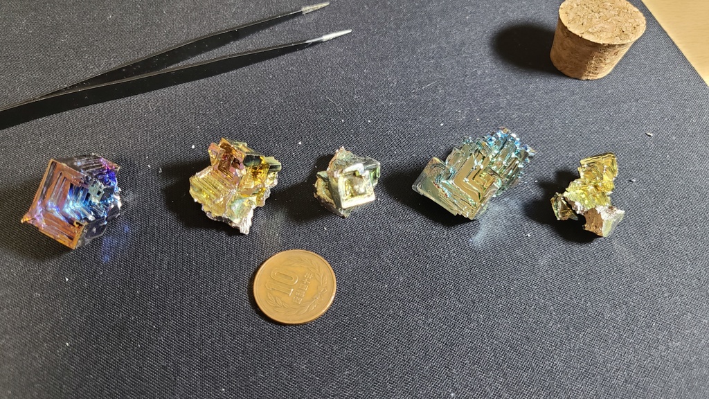 【ビスマス結晶】詰め合わせ瓶【不定期補充品】