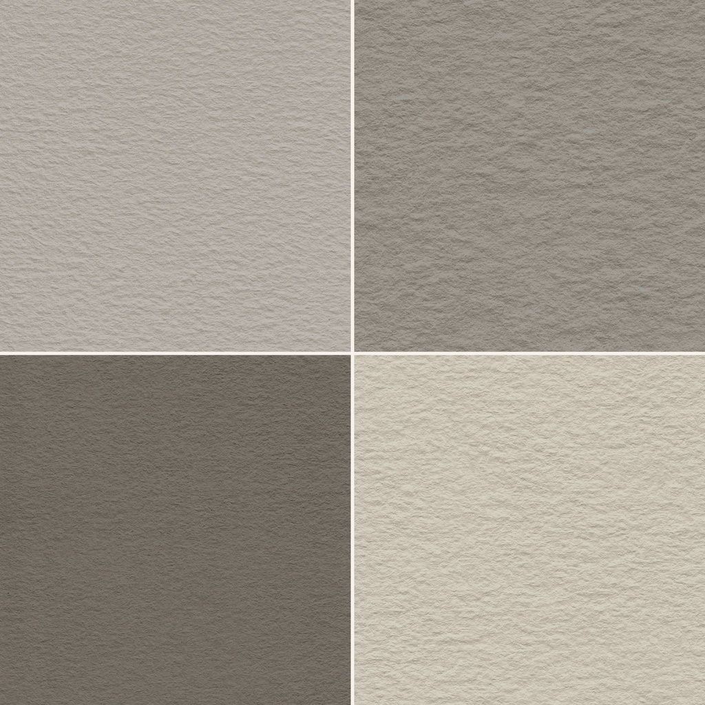 水彩紙テクスチャ | 24 Watercolor Paper Textures in Neutral Tones