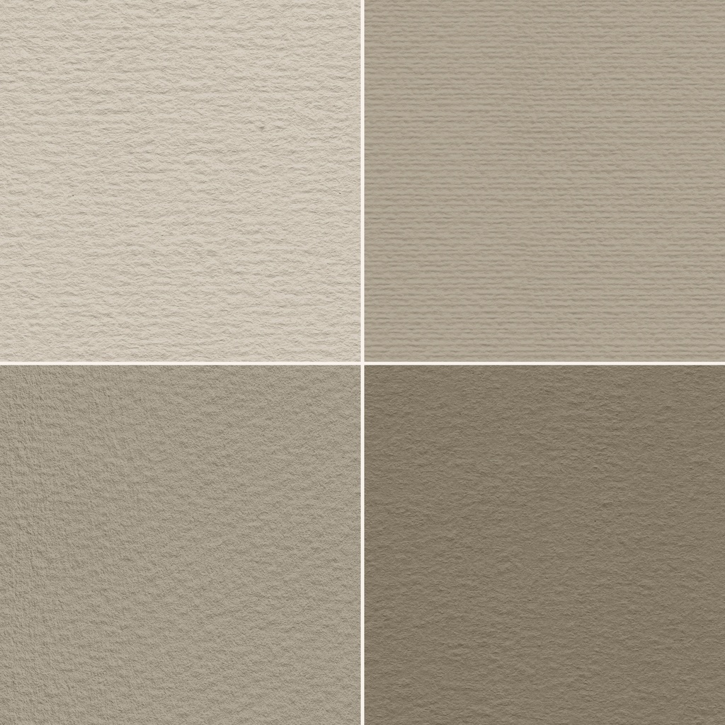 水彩紙テクスチャ | 24 Watercolor Paper Textures in Neutral Tones