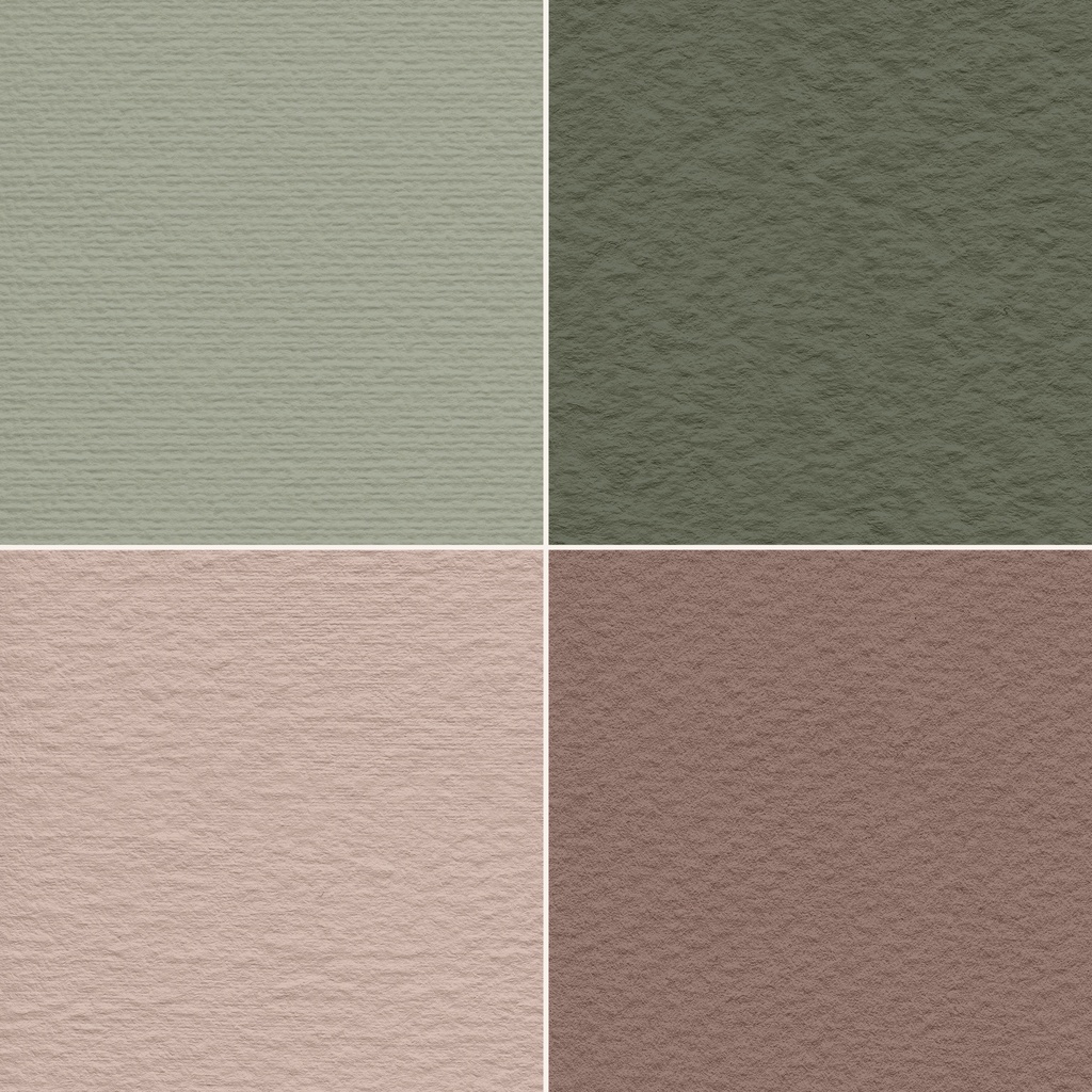 水彩紙テクスチャ | 24 Watercolor Paper Textures in Neutral Tones