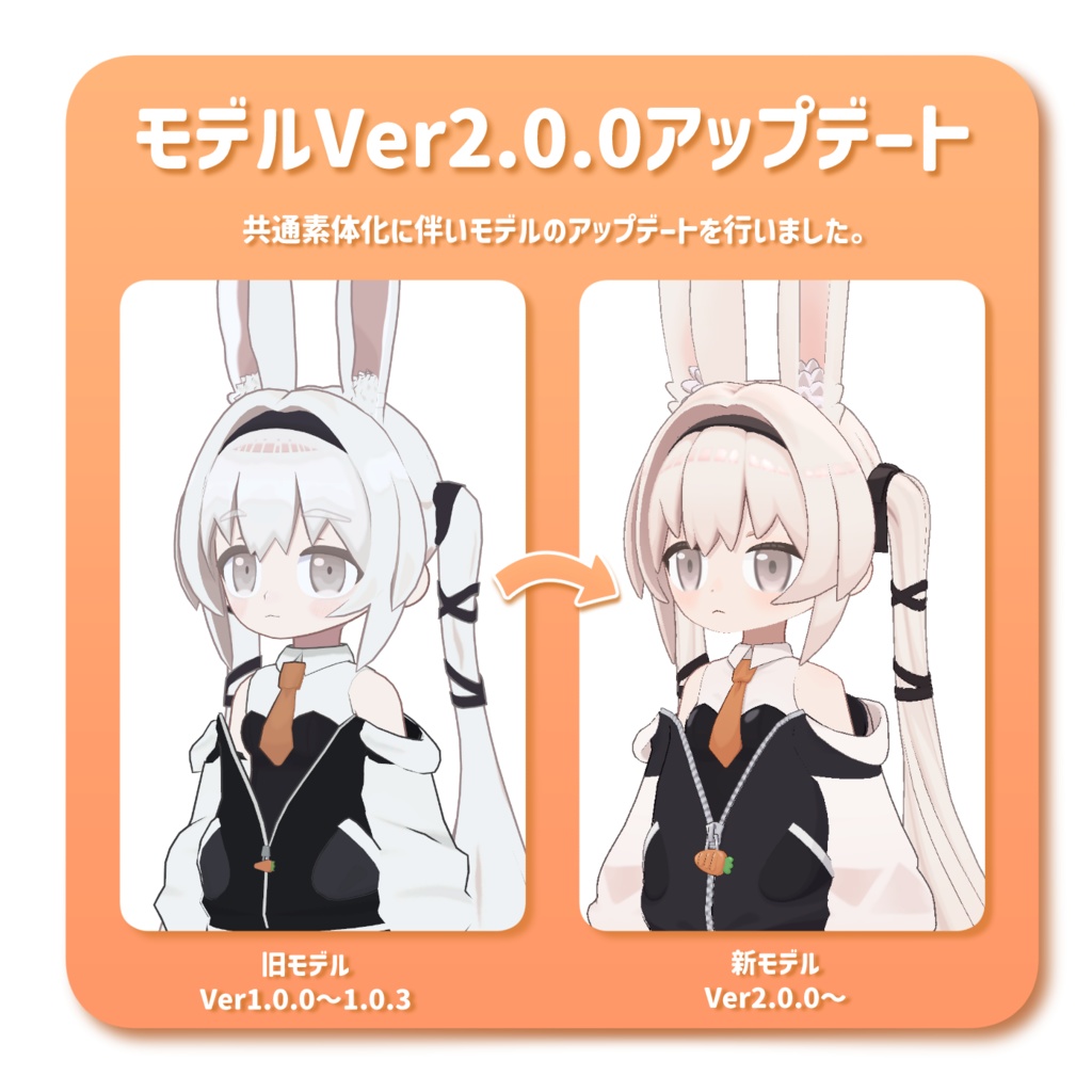 オリジナル3Dモデル『みみみ』