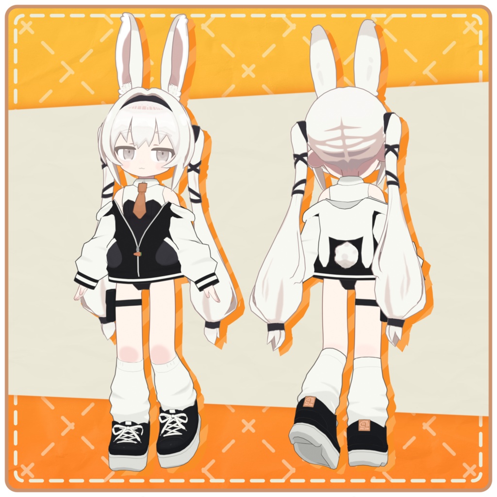 オリジナル3Dモデル『みみみ』