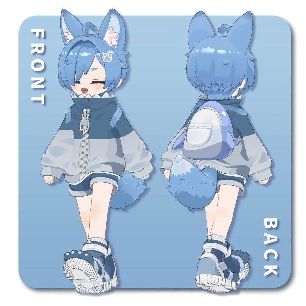 オリジナル3Dモデル『がぶこ』