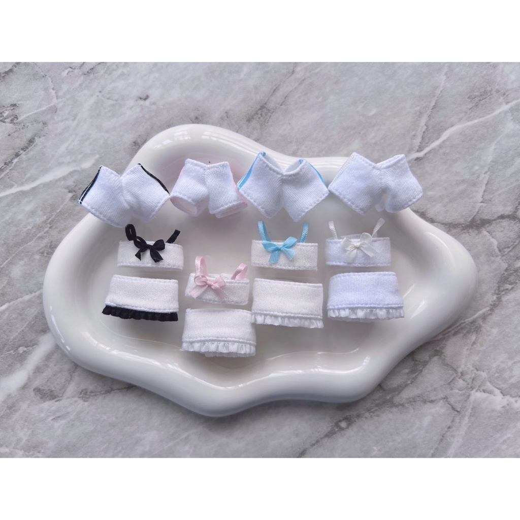 【ぷにみお向け】リボンホワイトジャージセット