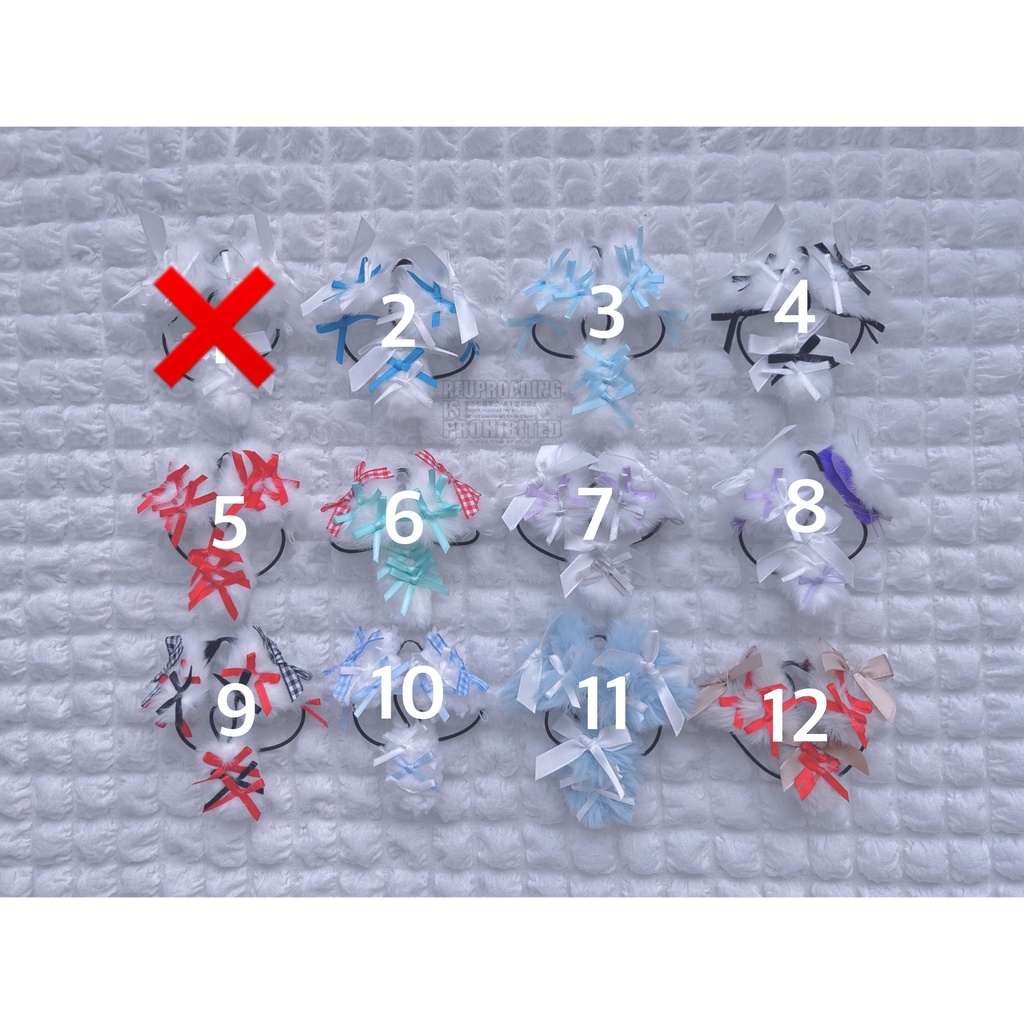 リボンたくさんいぬみみ