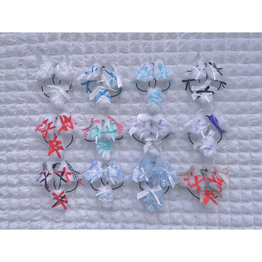 リボンたくさんいぬみみ