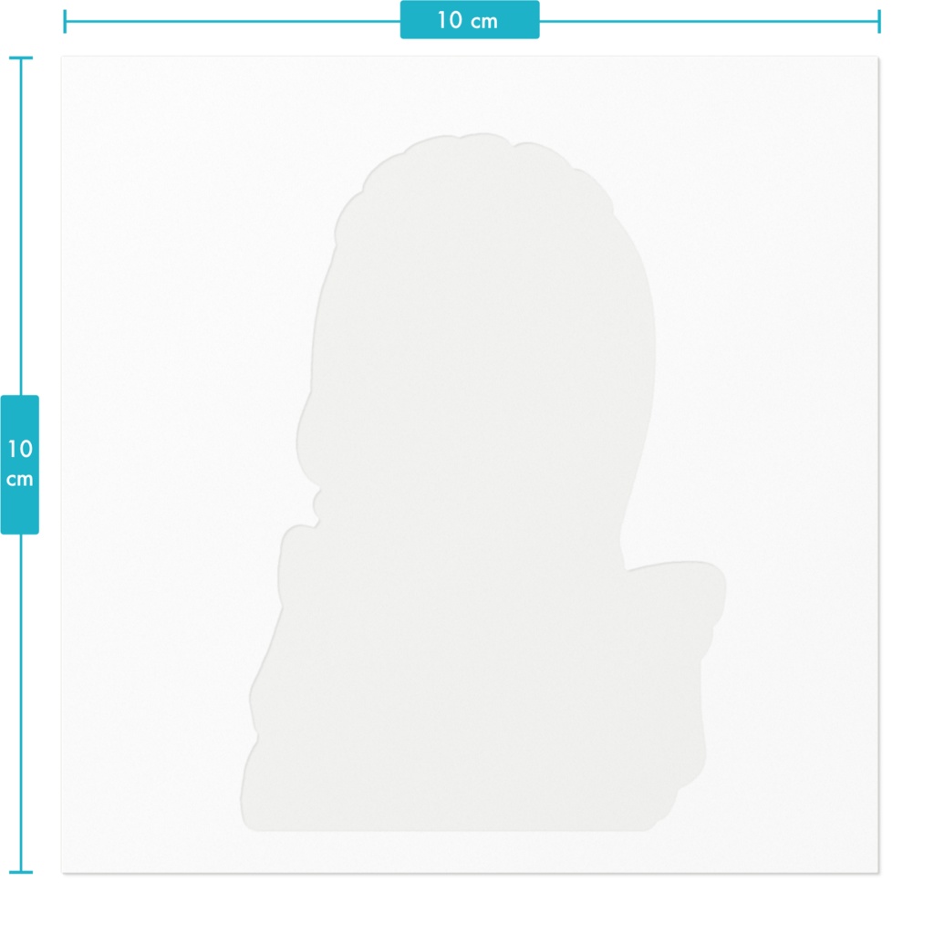 大きめ赤髪えいりステッカー