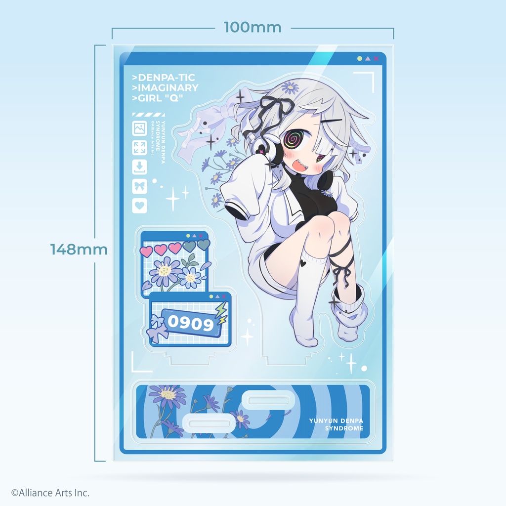 Qちゃん 描き下ろしアクリルスタンド