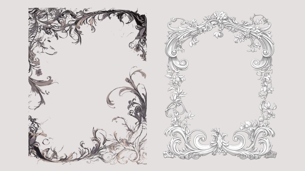 リーフフレーム　枠