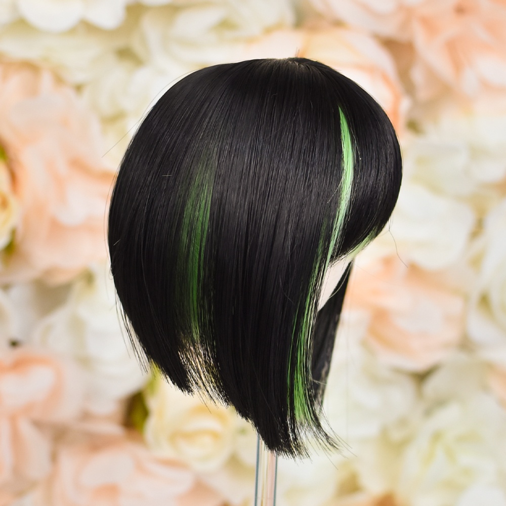 9インチ 前下がりボブ1 ダーク系ツートン