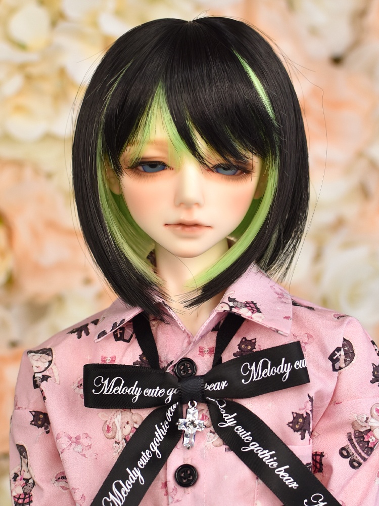 9インチ 前下がりボブ1 ダーク系ツートン