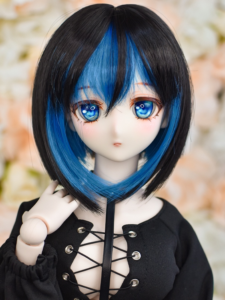 9インチ 前下がりボブ1 ダーク系ツートン