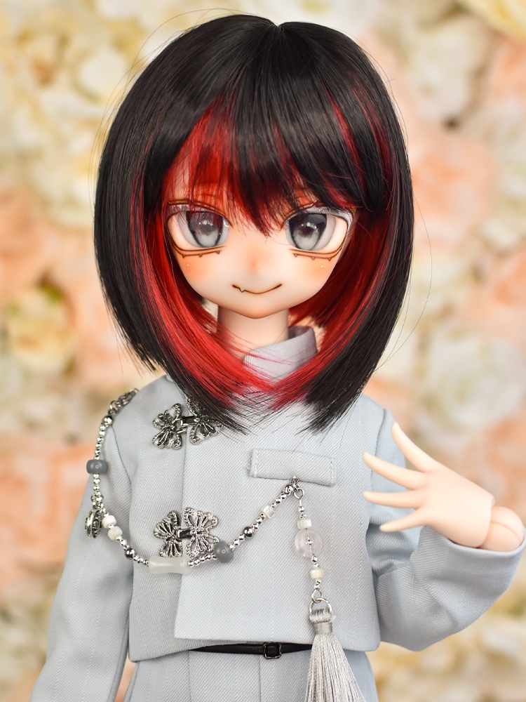 9インチ 前下がりボブ1 ダーク系ツートン