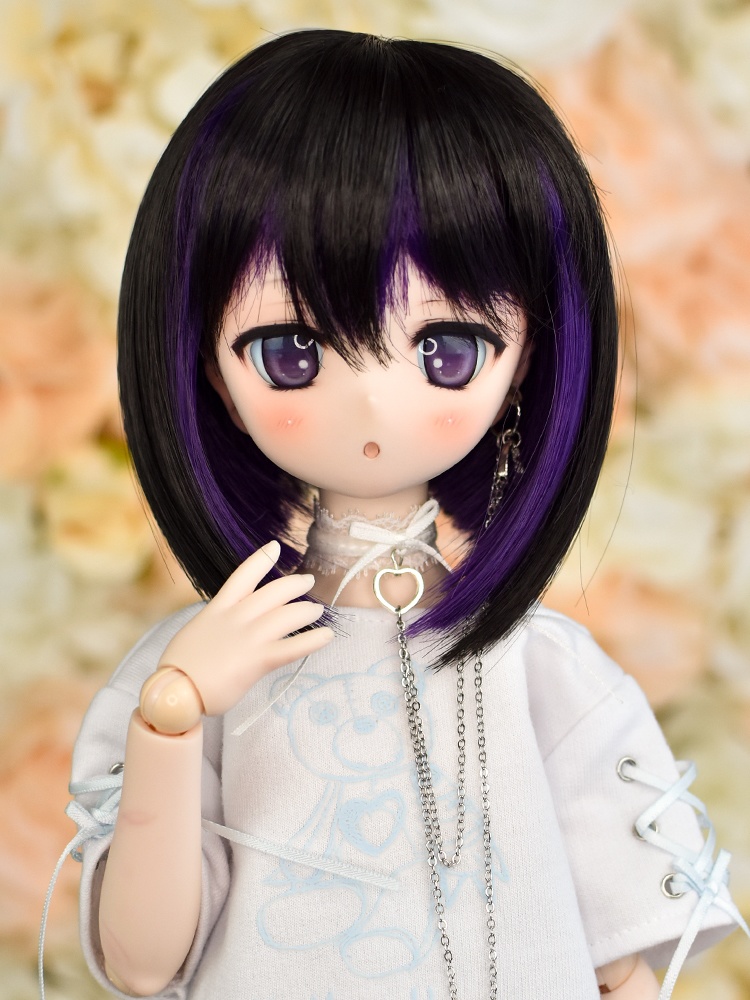 9インチ 前下がりボブ1 ダーク系ツートン